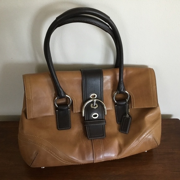 Coach Vintage Soho Hamptons Brown Two Tone bag - Picture 1 of 11